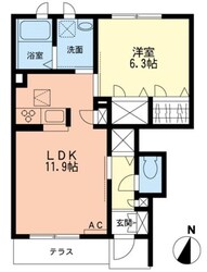 アンソレイエの物件間取画像